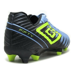 BOTIN CAMPO UMBRO FIFTY V ALLURE/NEGRO/LIMA (U03FB00166-316) en internet