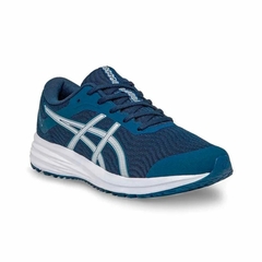 ZAPATILLA ASICS PATRIOT 12 HOMBRE BLUE/SILVER (1011B099-406) - Mundo Sport