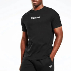 REMERA RI Vector Tape Tee AR - black MEN REEBOK (HS9438) en internet