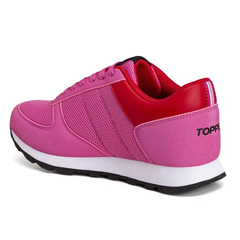 ZAPATILLA T.350 MESH ROSA/ROJO/NEGRO TOPPER (26882) - comprar online