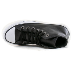 Zapatillas Chuck Taylor All Star Leather HI Black Converse (157000C) - Mundo Sport