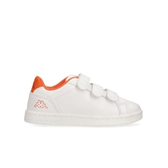 ZAPATILLAS LOGO GALTER 5 V KIDS WHITE-ORANGE KAPPA (K5351472W-KA03K)