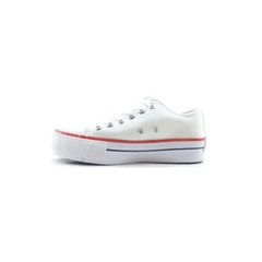 ZAPATILLAS LONA PLATAFORMA BLANCO JAGUAR (JB-8010) - comprar online