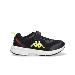 ZAPATILLAS LOGO GLINCH EV KID BLACK-GREEN LIME KAPPA (K533166EW-K903L)