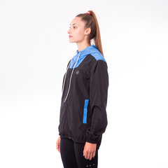 CAMPERA ROMPEVIENTO PUNTO SPORTY NEGRO AZUL (LUKMAN-NA) - comprar online