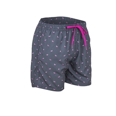 SHORT DE BAÑO SLIM MEN gris steel flamingo TOPPER (165312)