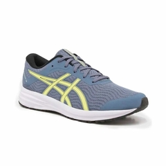 ZAPATILLA ASICS PATRIOT 12 HOMBRE BLUE/YELLOW (1011B099-407) - Mundo Sport