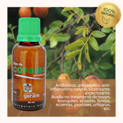 ÓLEO DE COPAÍBA 30ML - Revenda