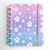 Caderno de Disco Basic Flowers - Folhas Reposicionáveis - Inteligente