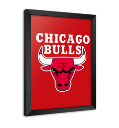 Quadro Poster Decorativo Chicago Bulls NBA