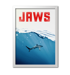 Quadro Poster Decorativo Filme Tubarão - Jaws - Imperium Posters