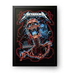 Quadro Poster Decorativo Metallica - comprar online