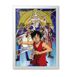 Quadro Decorativo Poster Anime One Piece Personagems