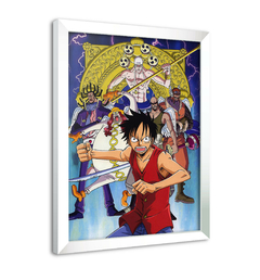 One Piece - Skypiea Poster Emoldurado, Quadro em