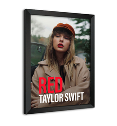 Quadro Poster Decorativo Taylor Swift RED