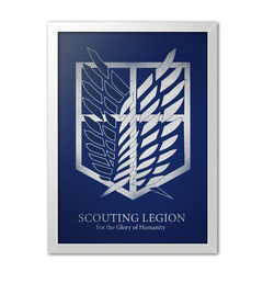 Quadro Poster Decorativo Scouting Legion - Attack on Titan - Imperium Posters