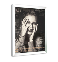 Quadro Poster Decorativo Taylor Swift na internet