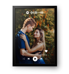 Quadro Poster Decorativo Personalizado Spotify - comprar online