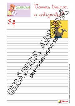 Caderno de Atividades - Treinando a Caligrafia (IMPRESSO) - Reg: 334