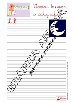 Caderno de Atividades - Treinando a Caligrafia (IMPRESSO) - Reg: 334