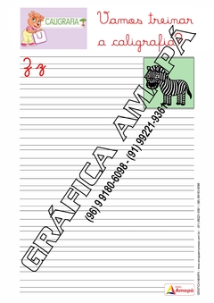 Caderno de Atividades - Treinando a Caligrafia (IMPRESSO) - Reg: 334 na internet