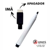 Caneta para quadro branco com apagador