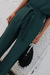 Calça Pantalona Viscose Verde Esmeralda - Unicloset | Moda Atemporal