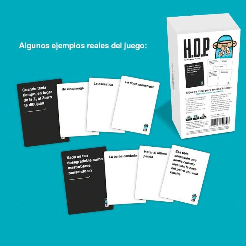 H.D.P. Hasta donde puedas (Cards against Humanity)