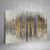 Composição com 2 Quadros decorativos Abstrato com detalhes dourados para sala - comprar online