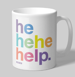 Caneca Hehehehelp - comprar online