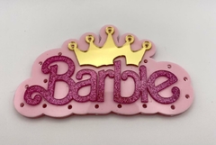 Aplique Porta chocolate Barbie 12 cm (para uso de led)