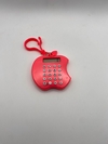 Mini calculadora maçã rosa