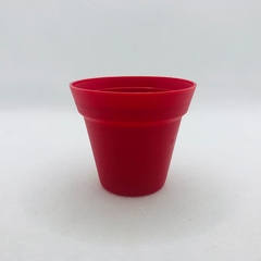 VASINHO REDONDO VERMELHO 5 CM - UNIDADE