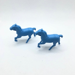 MINI CAVALO AZUL 5 CM - UNIDADE