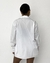 Camisa Botões Manga Comprida Tricoline Branca - loja online