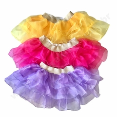 Saia rodada em organza Comprar em Sakura