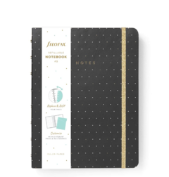 Filofax: Cuaderno Notebook A5 Moonlight Black