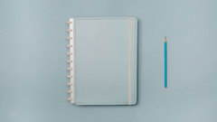 Cuaderno Inteligente CI: Color Pleno Azul Pastel (A4)