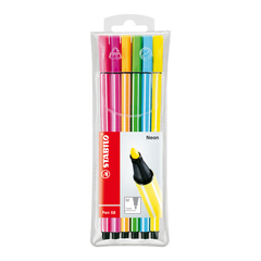 Marcador Pen 68 Neon de Stabilo - Pack de 6 colores