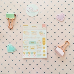 Plancha de Stickers: My Dreams on Papers 2 de Nebian