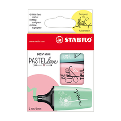 Resaltador Mini Boss Pastel - Love Stabilo - Pack de 3 unidades - comprar online