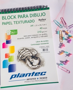 BLOCK PARA DIBUJO ANILLADO A4 DE PLANTEC