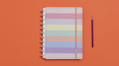 Cuaderno Inteligente CI: Deluxe Arcoiris Pastel (A4)