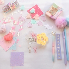 Clips para papeles Corazones Kawaii