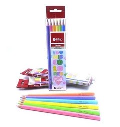 Lápices de colores Pastel Filgo - Pack de 6 colores - comprar online