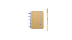 Cuaderno Inteligente CI: Naranja Pastel (A6)