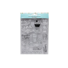 Ibi Craft: Sello Siliconado Cristal: Coffee