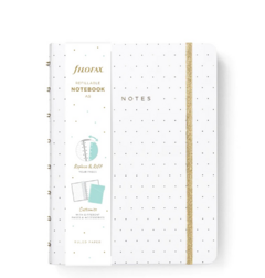 Filofax: Cuaderno Notebook A5 Moonlight White