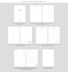 Filofax: Agenda Planner A5 Moonlight Black - comprar online