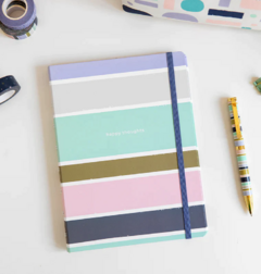 Filofax: Cuaderno Notebook A5 Good Vibes Stripes en internet